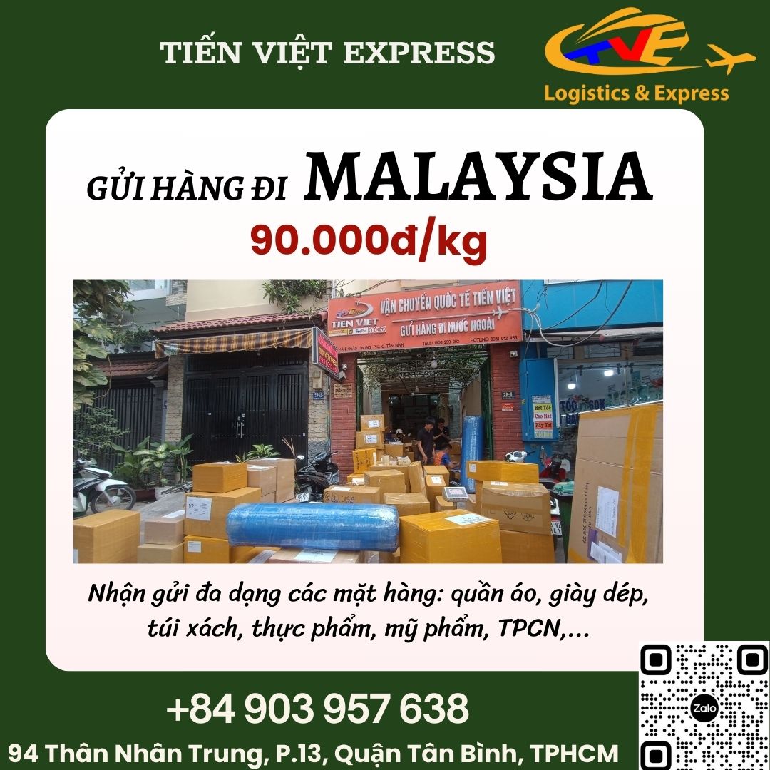 Gửi hàng đi Malaysia - Tiến Việt Express